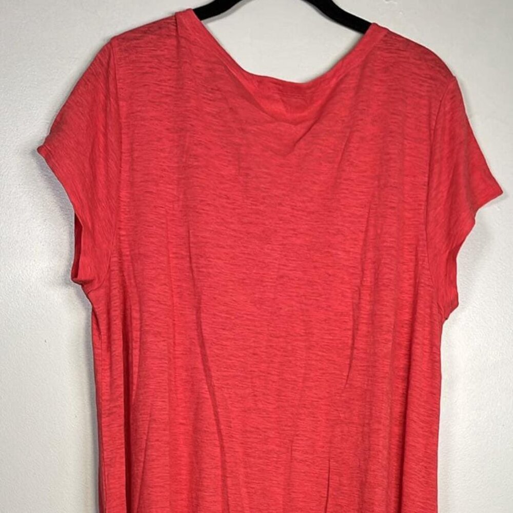 NWT  Eileen‎ Fisher Hemp/Organic Cotton Short Sleeve Burnt Orange Pullover Dress